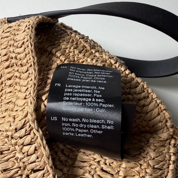 Like New - COS Woven Raffia Bag - Picture 10 of 10